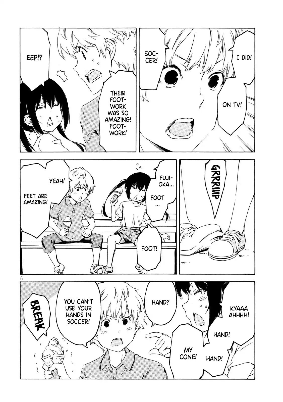 Minami-ke Chapter 370 page 8 - Chapter 370: Feet are amazing