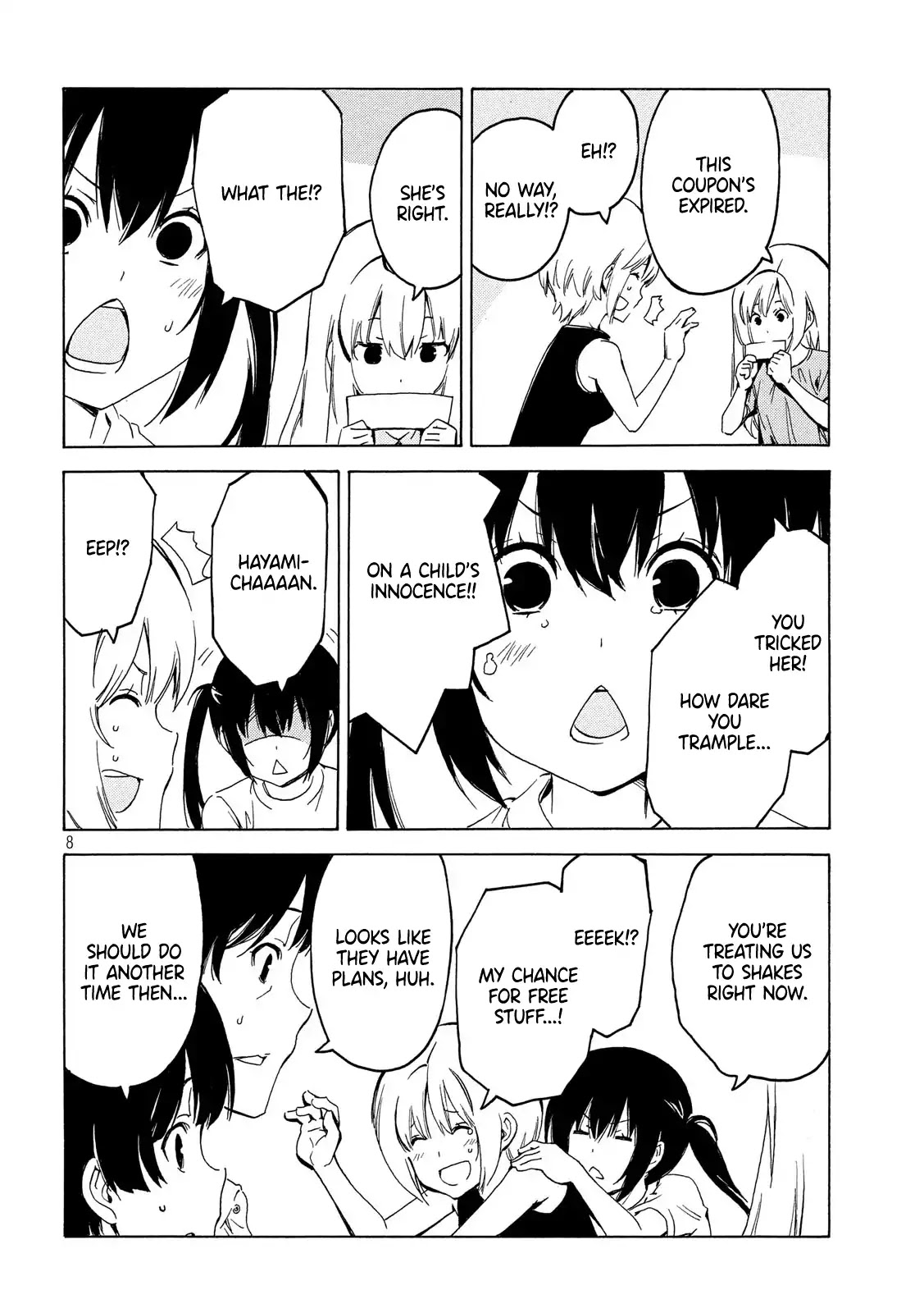 Minami-ke Chapter 371 page 8 - Chapter 371: Free coupon
