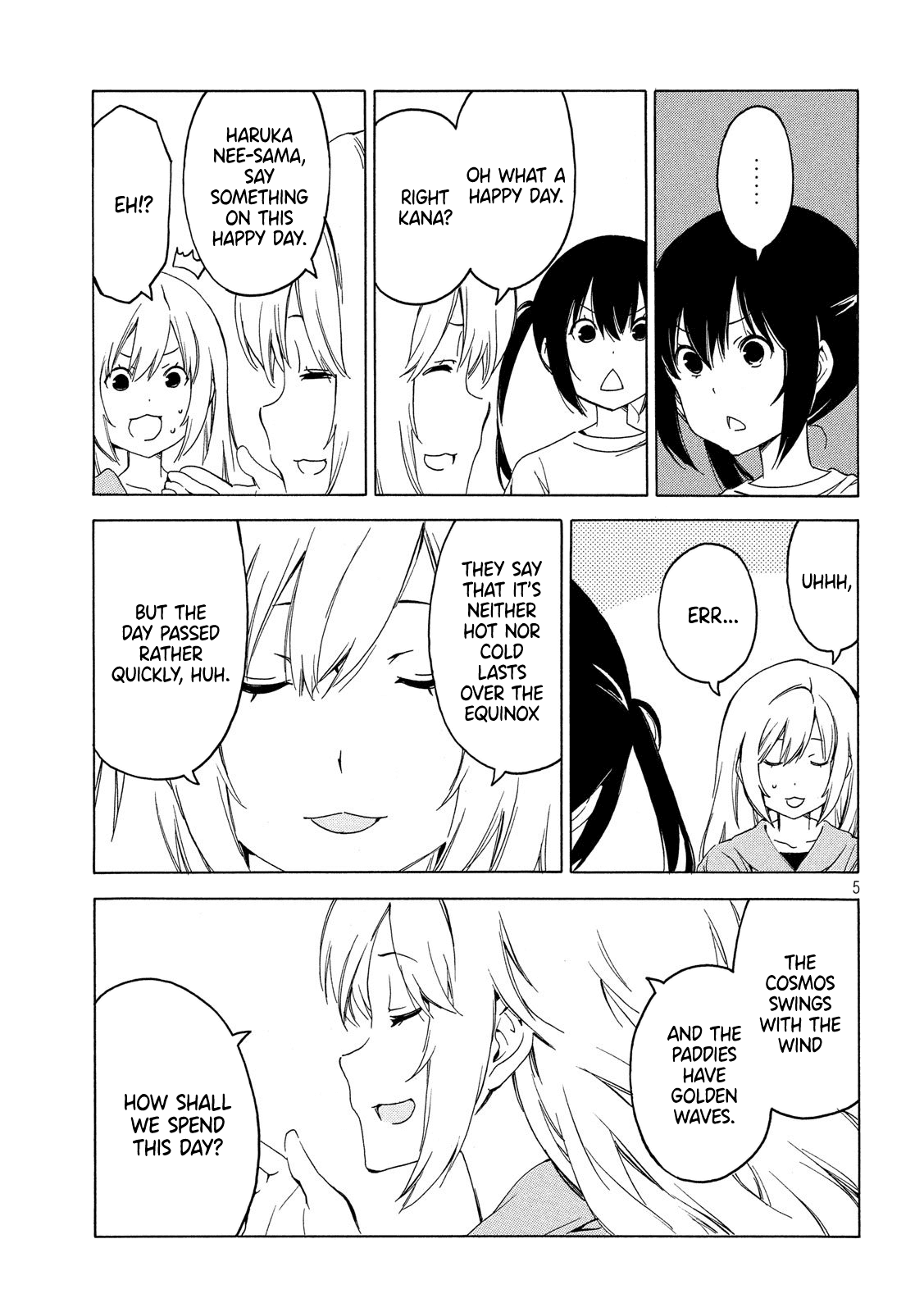 Minami-ke Chapter 373 page 5 - Chapter 373: Special day?