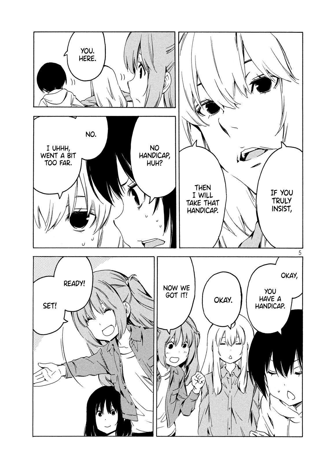 Minami-ke Chapter 375 page 5 - Chapter 375: Gimme a handicap
