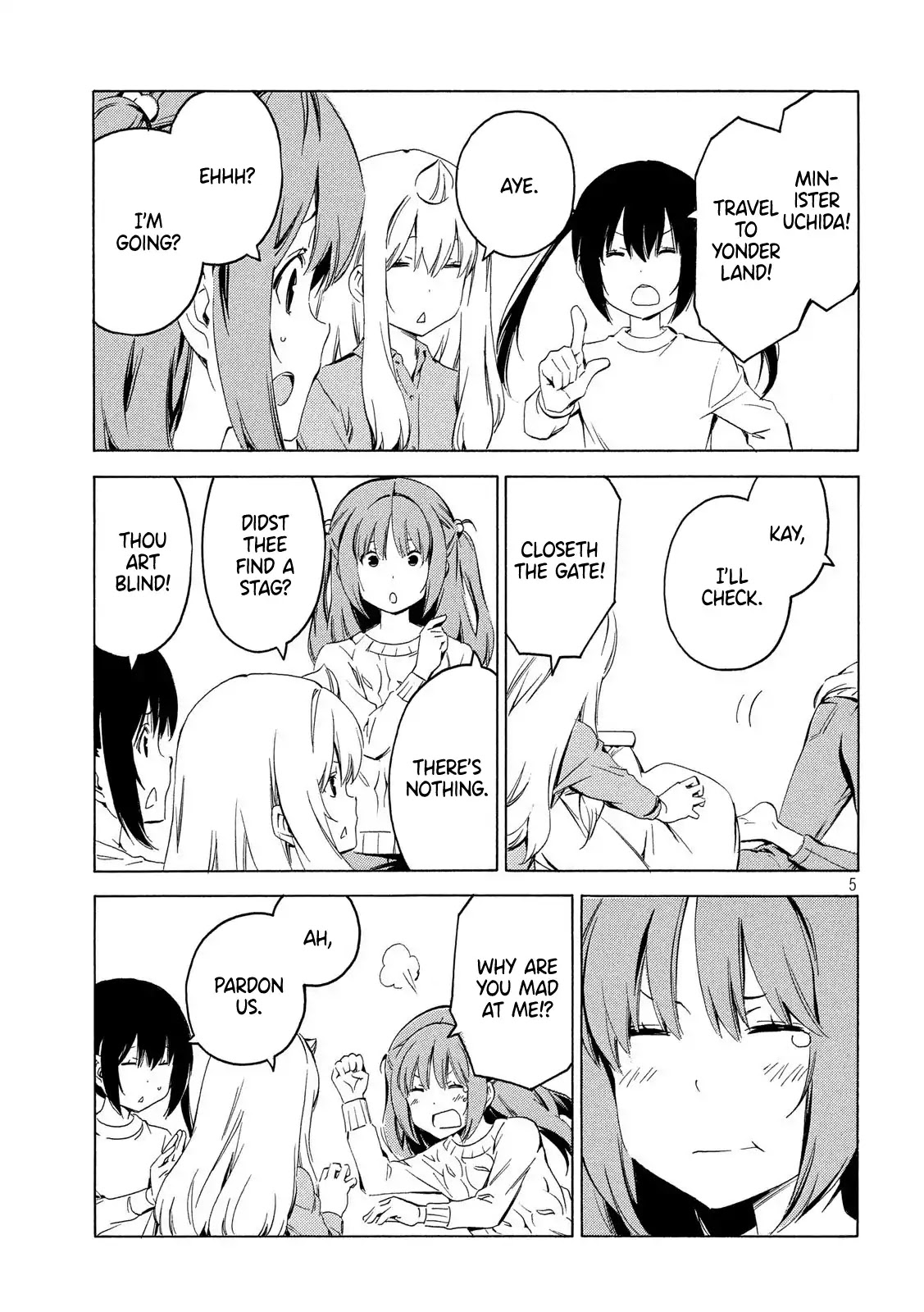 Minami-ke Chapter 377 page 5 - Chapter 377: Going outside