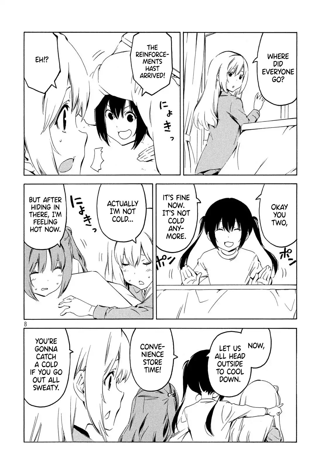 Minami-ke Chapter 377 page 8 - Chapter 377: Going outside