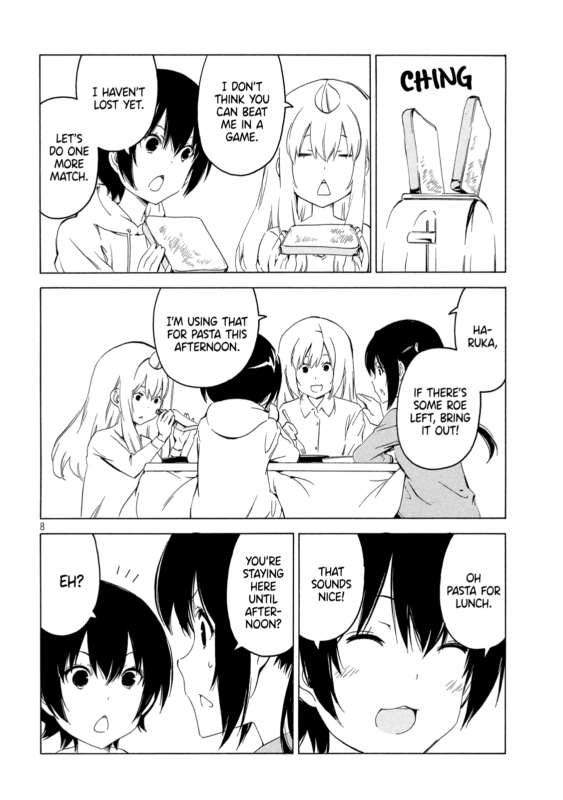 Minami-ke Chapter 378 page 8 - Chapter 378: Won't go home