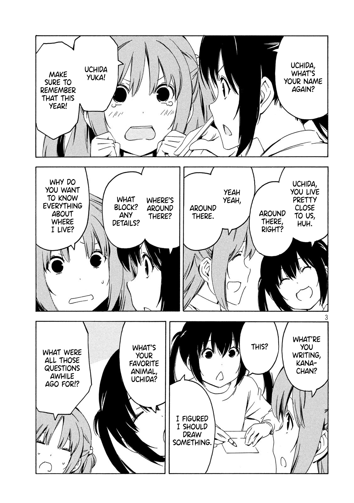 Minami-ke Chapter 380 page 3 - Chapter 380: Let's try asking