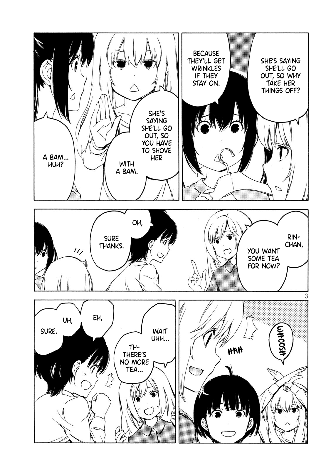 Minami-ke Chapter 385 page 3 - Chapter 385: Bam