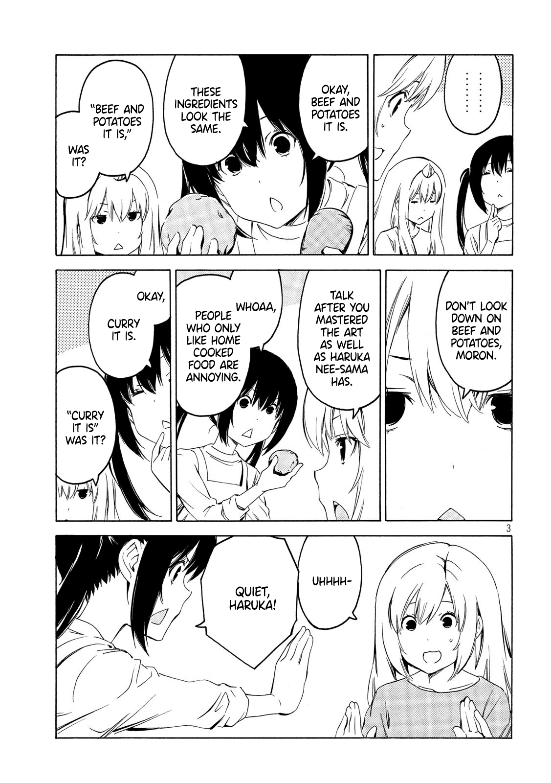 Minami-ke Chapter 386 page 3 - Chapter 386: Saying too much