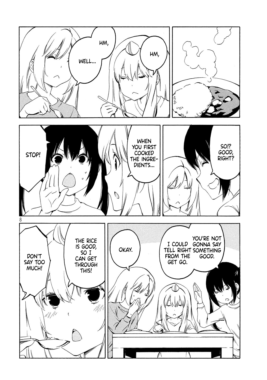 Minami-ke Chapter 386 page 8 - Chapter 386: Saying too much
