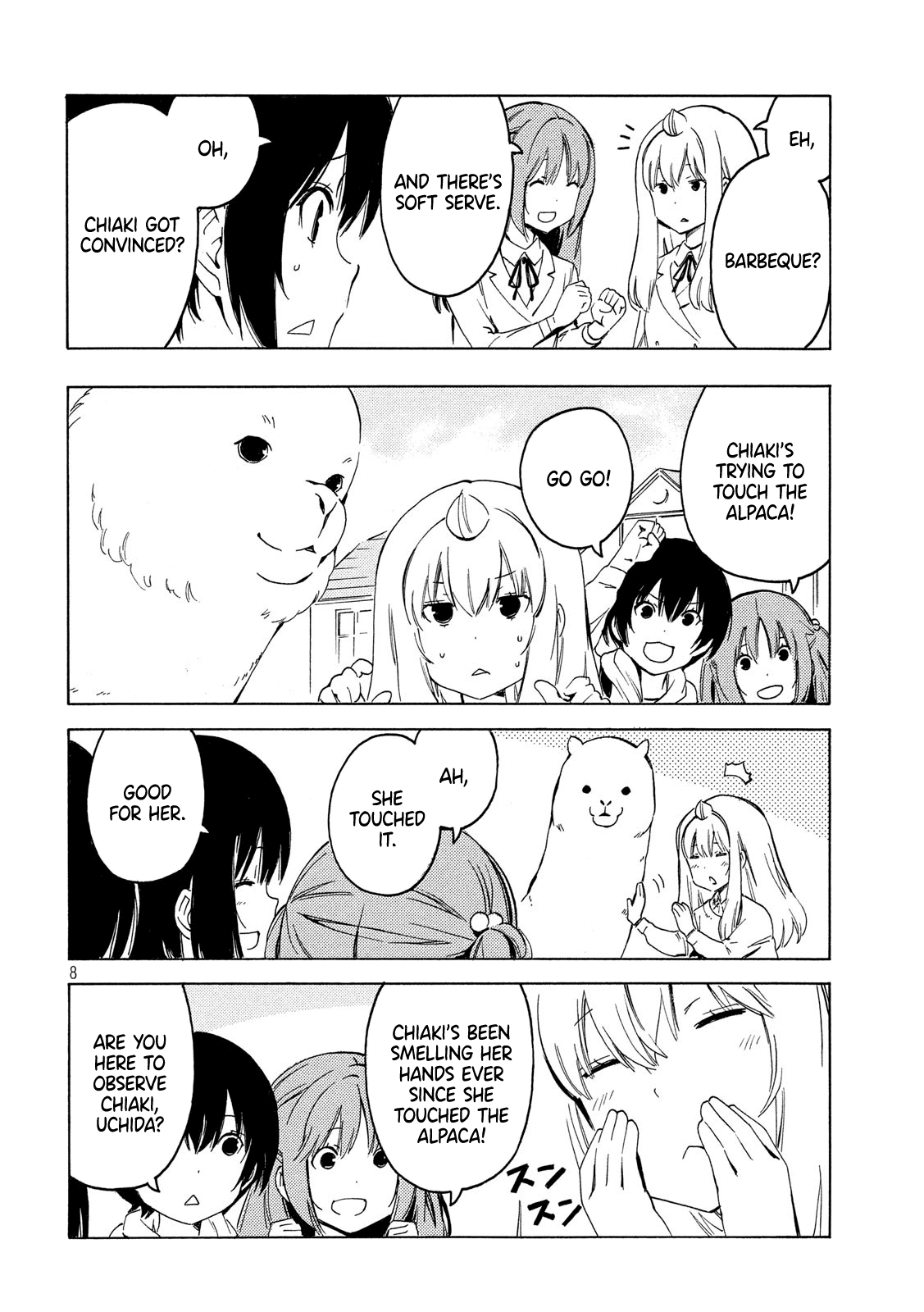 Minami-ke Chapter 387 page 8 - Chapter 387: Strongly recommend