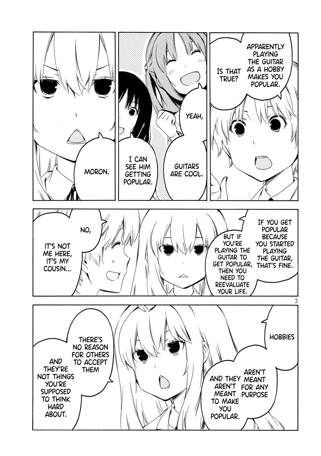 Minami-ke Chapter 388 page 3 - Chapter 388: Talking about hobbies