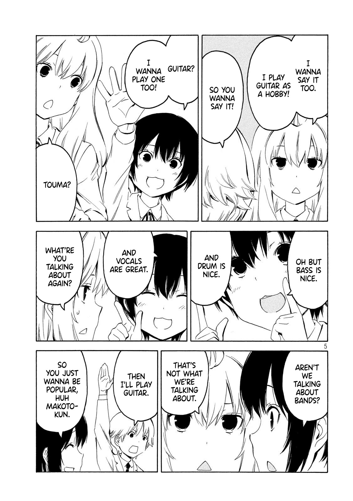 Minami-ke Chapter 388 page 5 - Chapter 388: Talking about hobbies