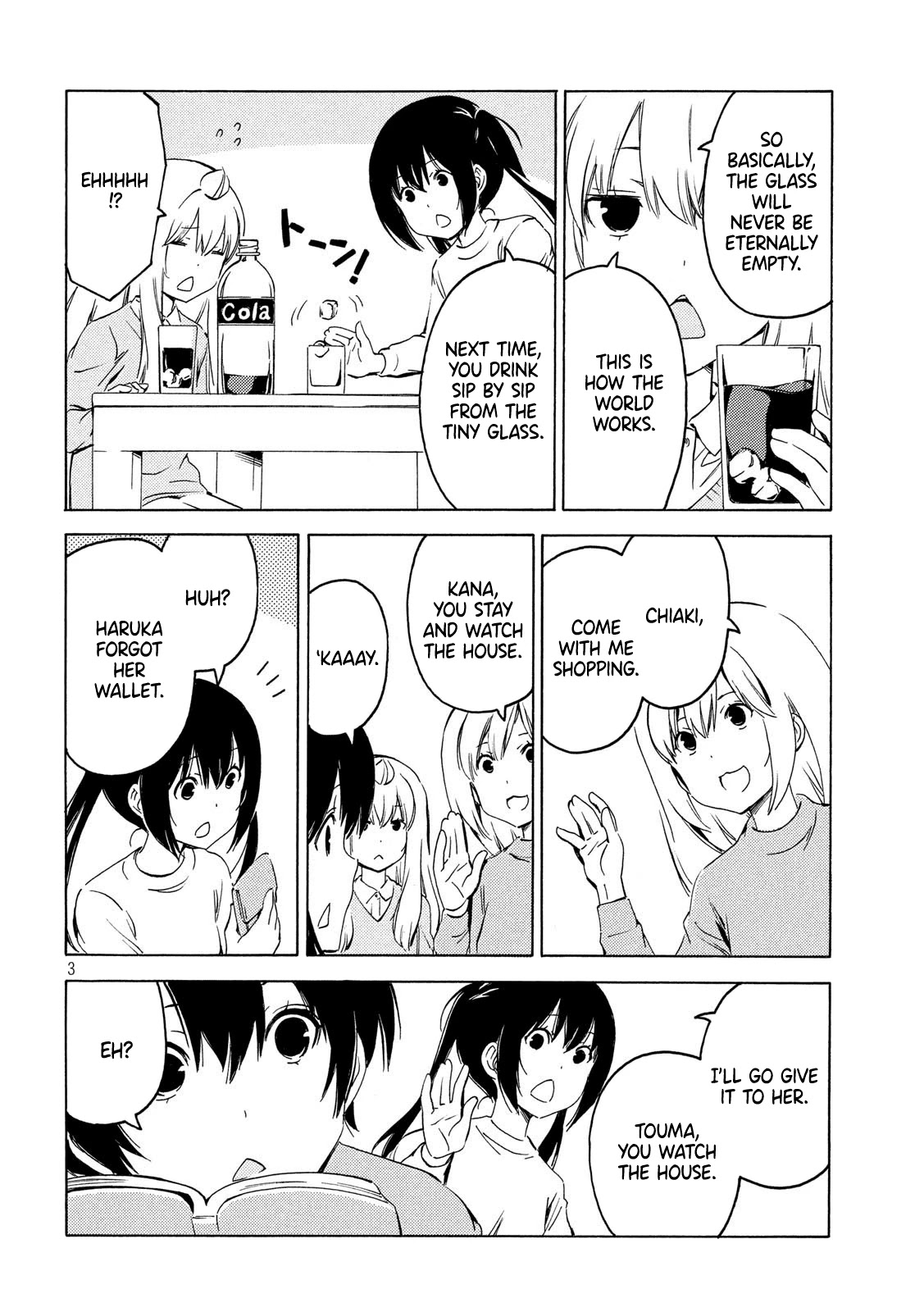 Minami-ke Chapter 391 page 3 - Chapter 391: Increase and decrease