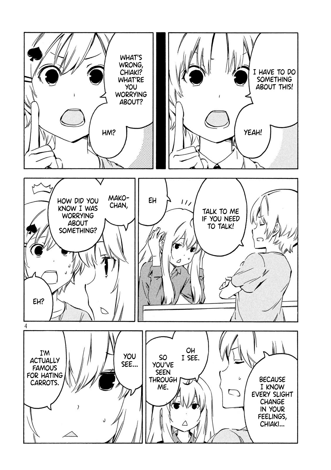 Minami-ke Chapter 393 page 4 - Chapter 393: How do you know?