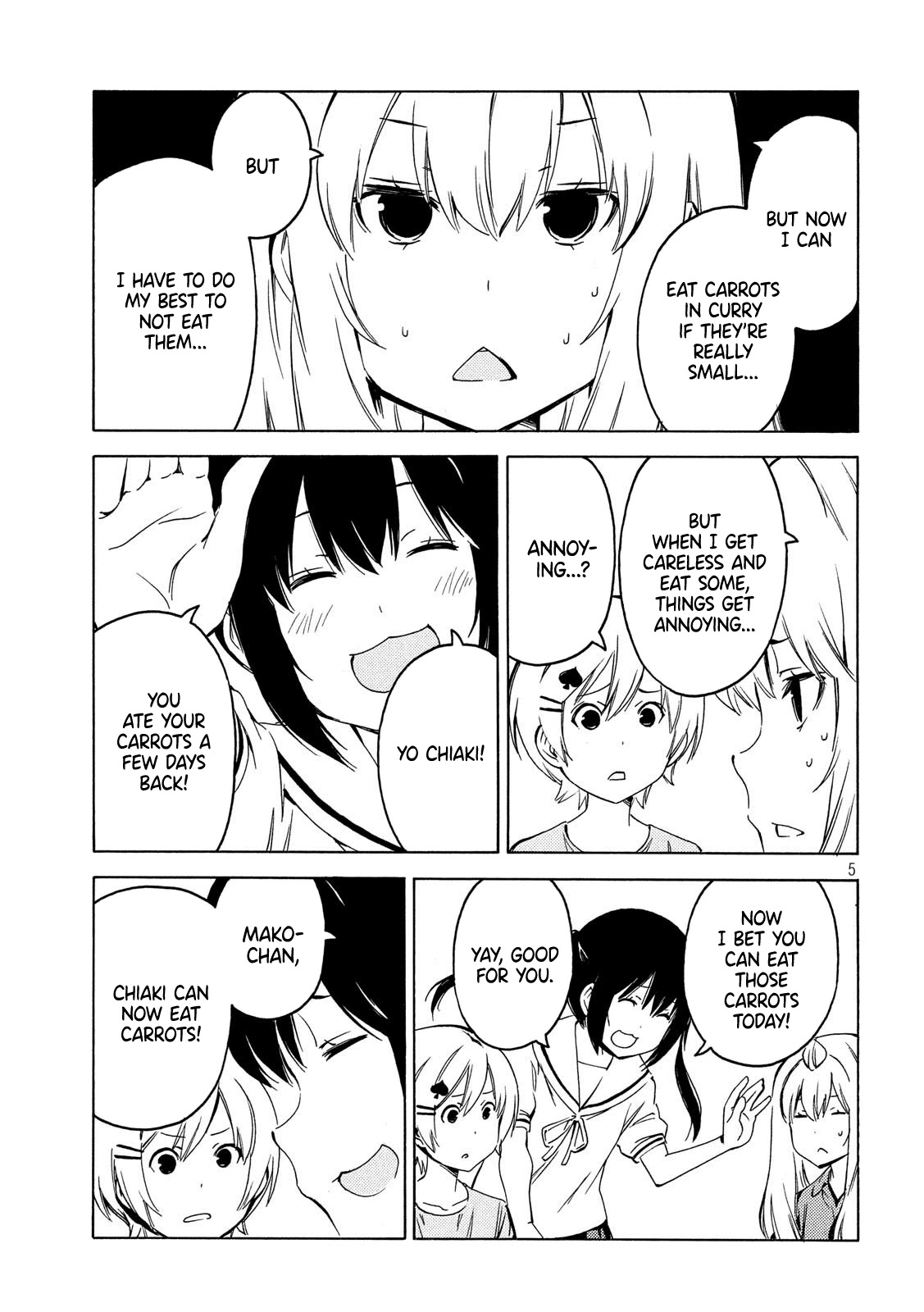 Minami-ke Chapter 393 page 5 - Chapter 393: How do you know?