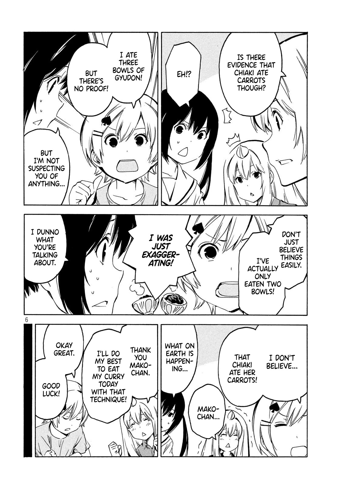 Minami-ke Chapter 393 page 6 - Chapter 393: How do you know?