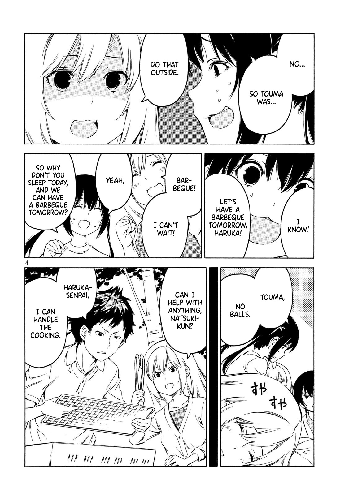 Minami-ke Chapter 394 page 4 - Chapter 394: Do that outside