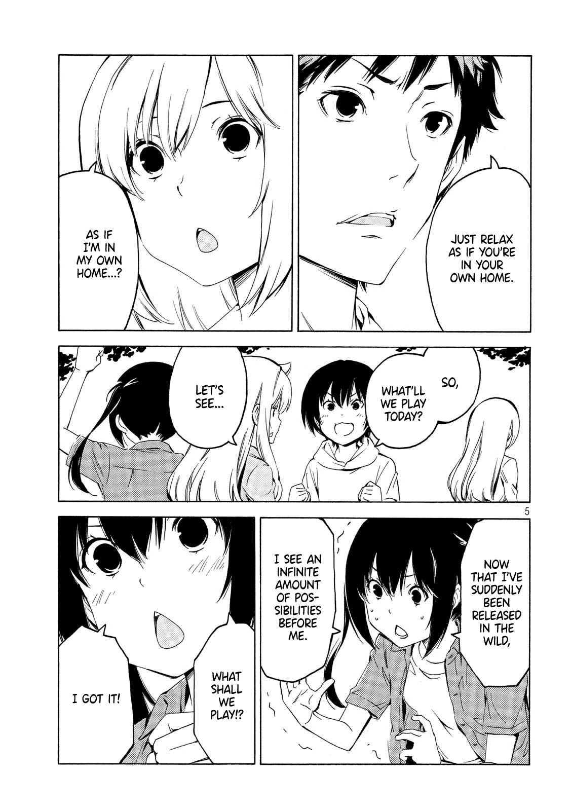 Minami-ke Chapter 394 page 5 - Chapter 394: Do that outside
