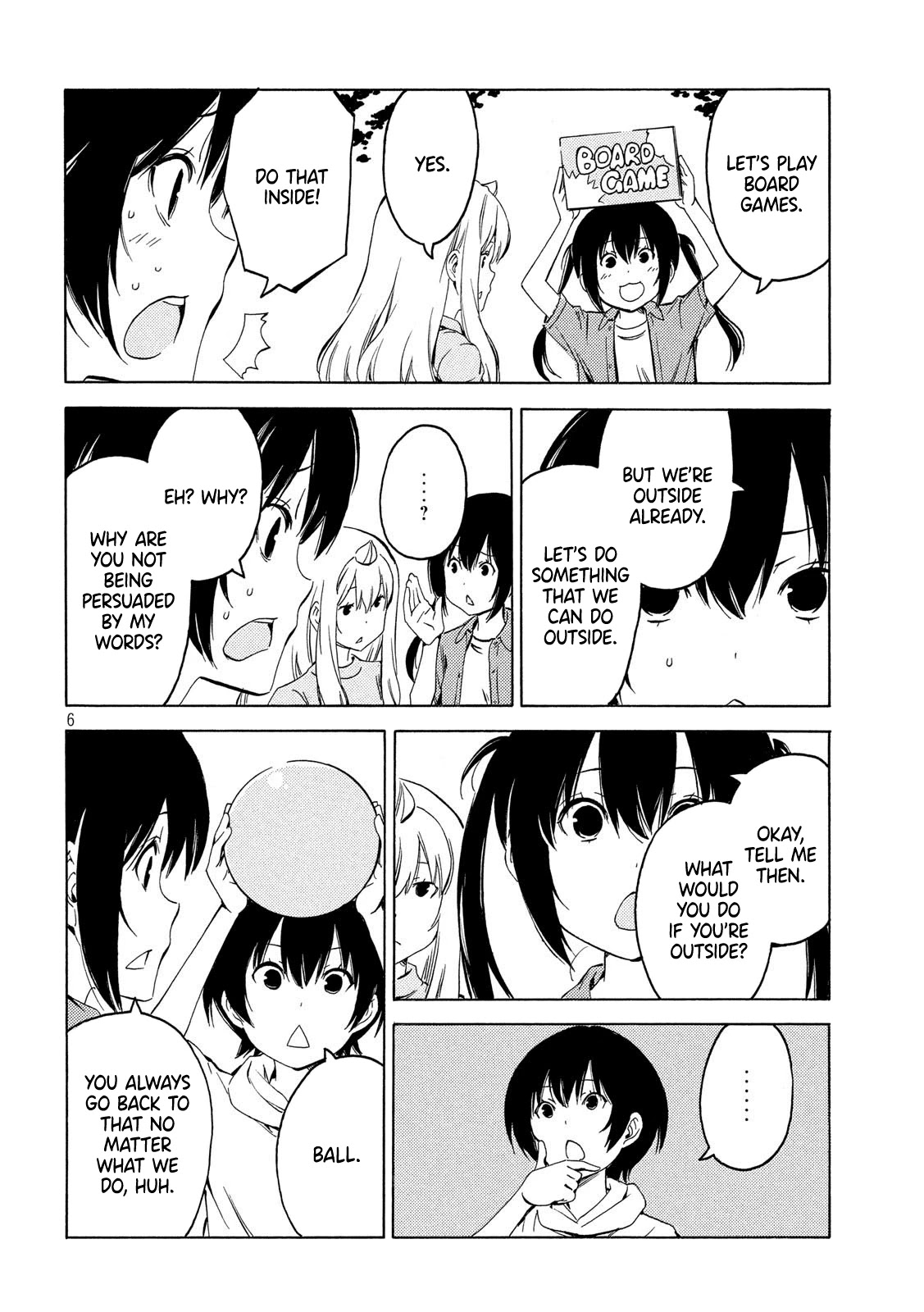 Minami-ke Chapter 394 page 6 - Chapter 394: Do that outside