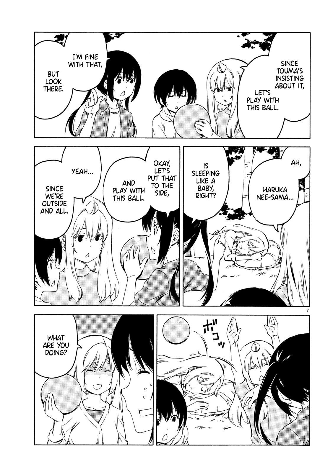 Minami-ke Chapter 394 page 7 - Chapter 394: Do that outside