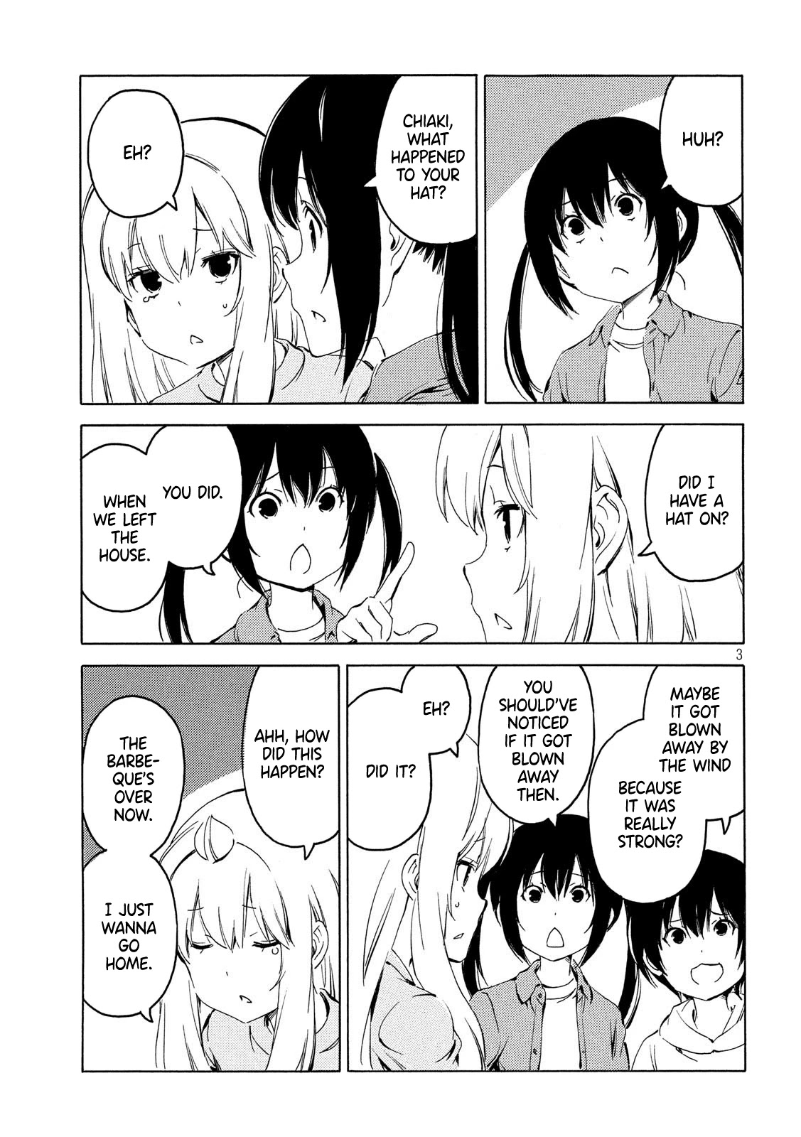Minami-ke Chapter 395 page 3 - Chapter 395: Wearing a hat