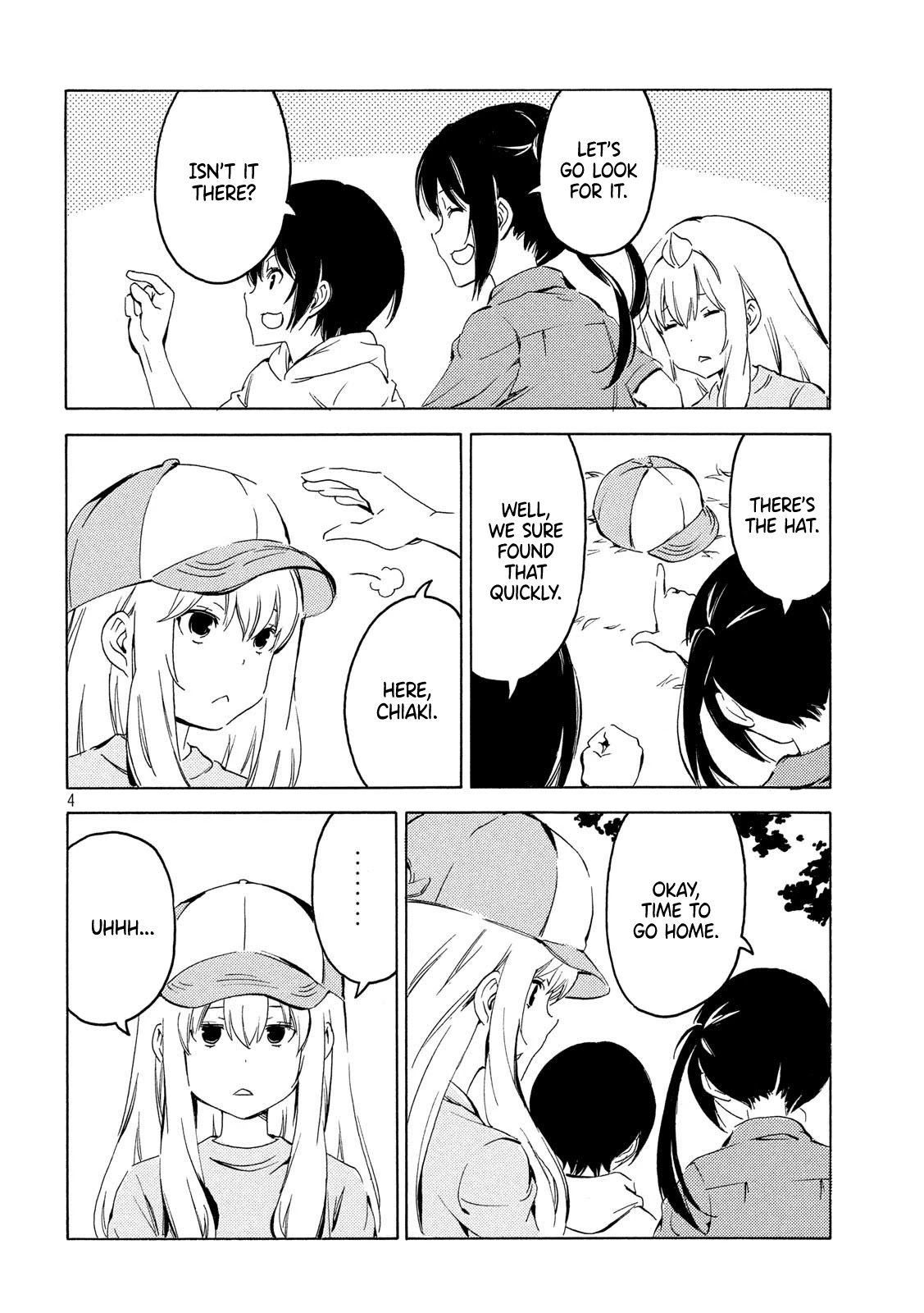 Minami-ke Chapter 395 page 4 - Chapter 395: Wearing a hat