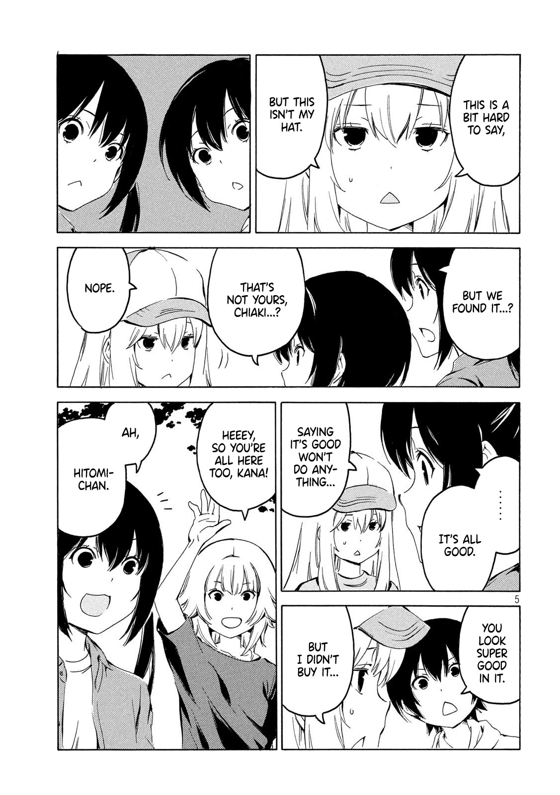 Minami-ke Chapter 395 page 5 - Chapter 395: Wearing a hat