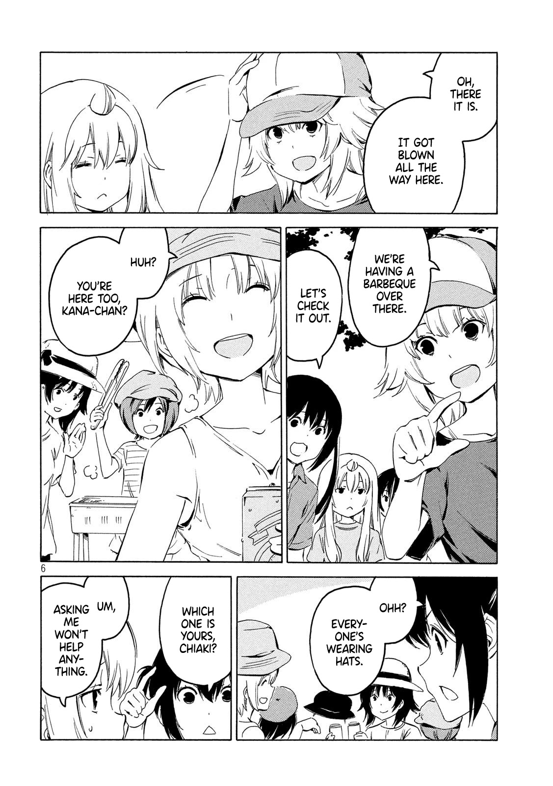 Minami-ke Chapter 395 page 6 - Chapter 395: Wearing a hat