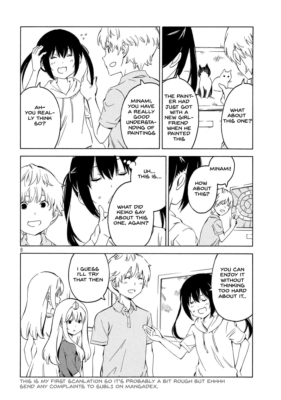 Minami-ke Chapter 396 page 8 - Chapter 396: How to have fun