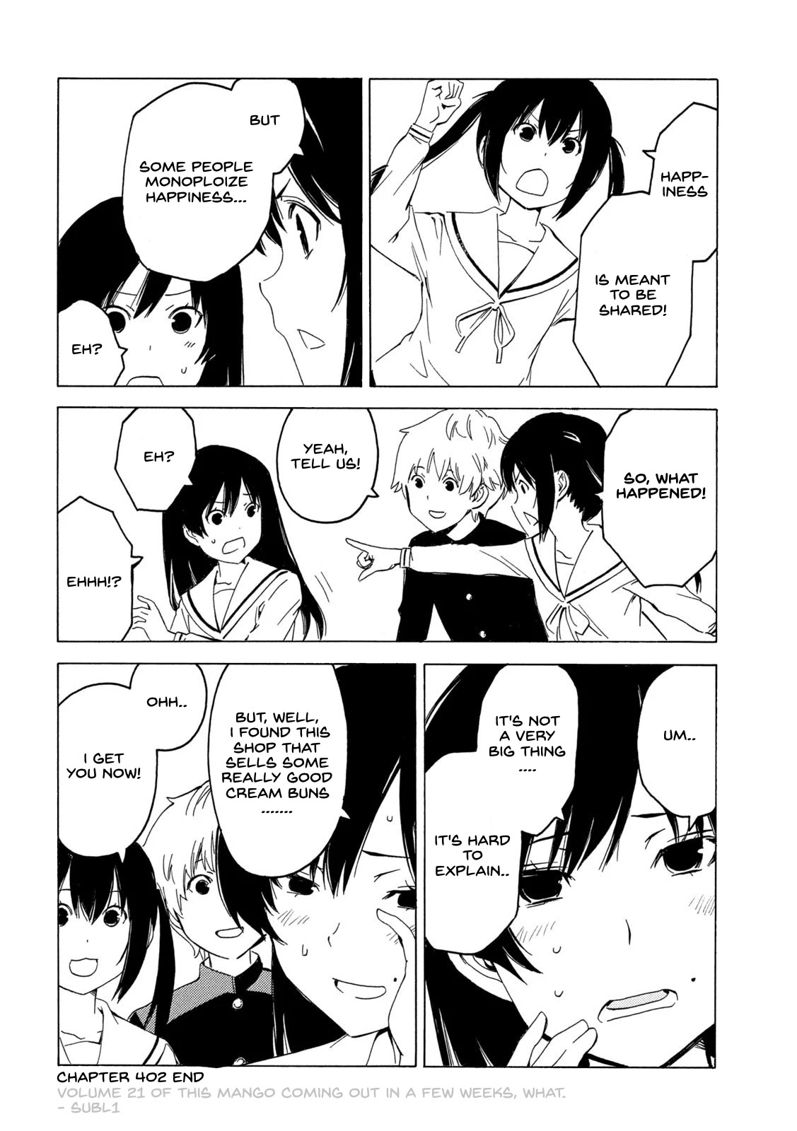 Minami-ke Chapter 402 page 8 - Chapter 402: Let's share!