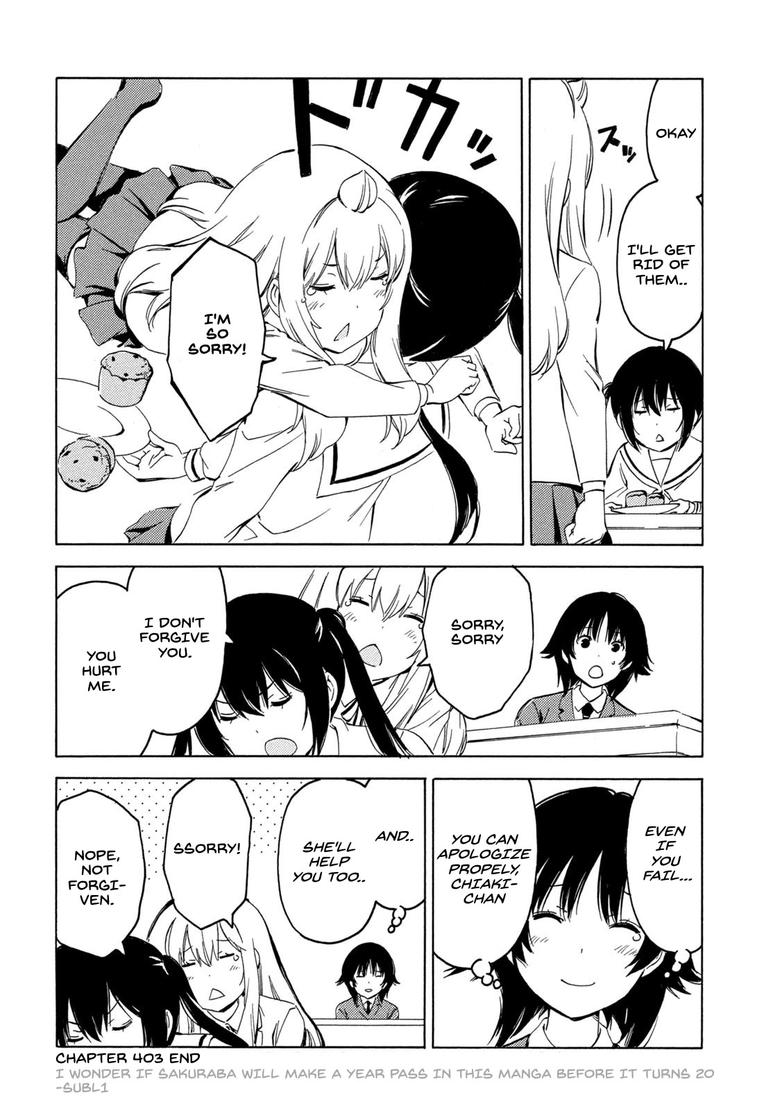 Minami-ke Chapter 403 page 8 - Chapter 403: Failure