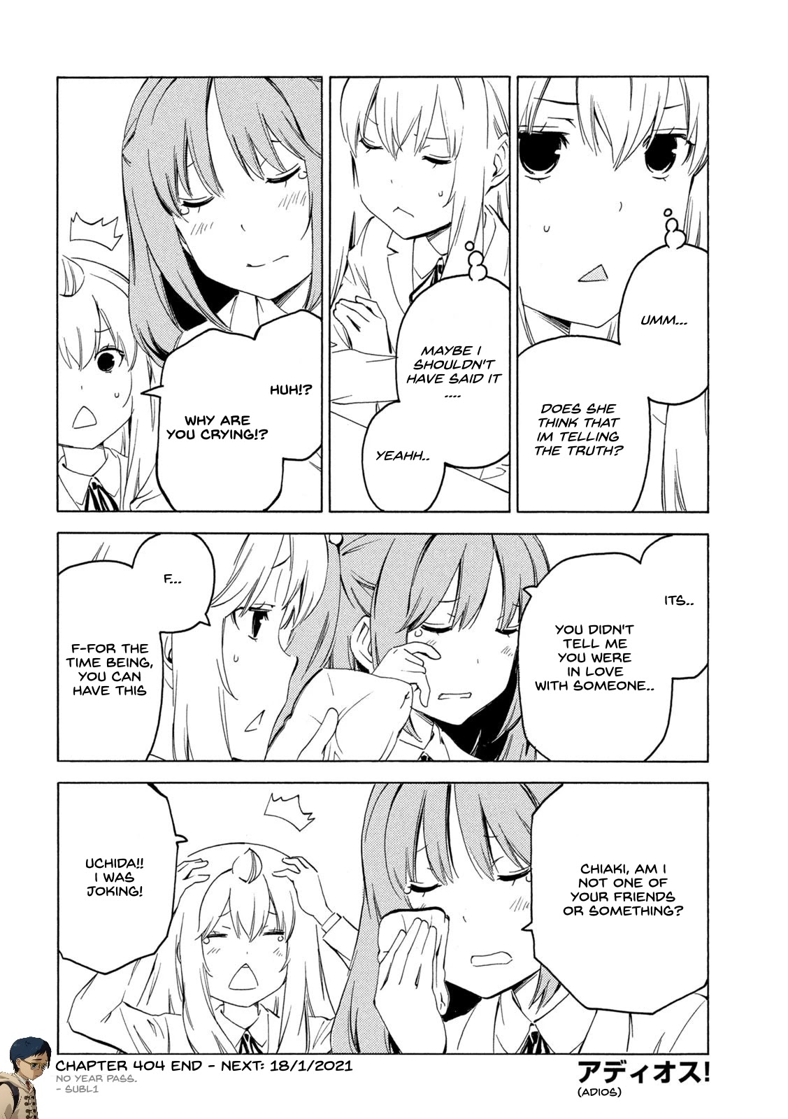 Minami-ke Chapter 404 page 8 - Chapter 404: I didn't see it