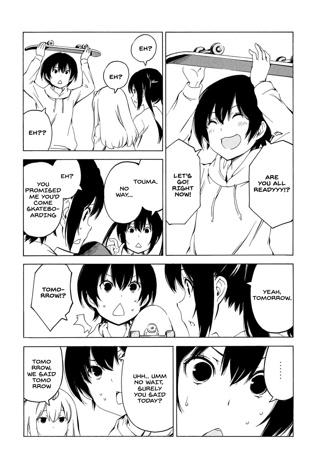 Minami-ke Chapter 409 page 4 - Chapter 409: Don't look