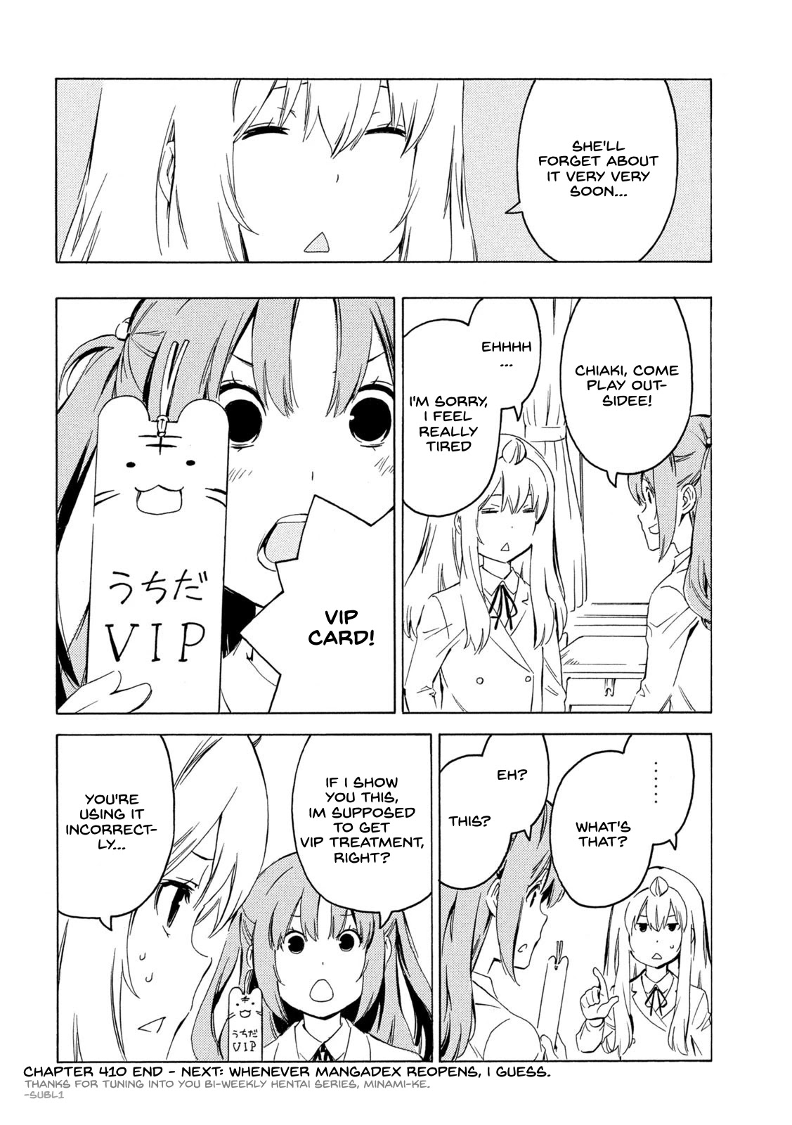 Minami-ke Chapter 410 page 3 - Chapter 410: Come Anytime!