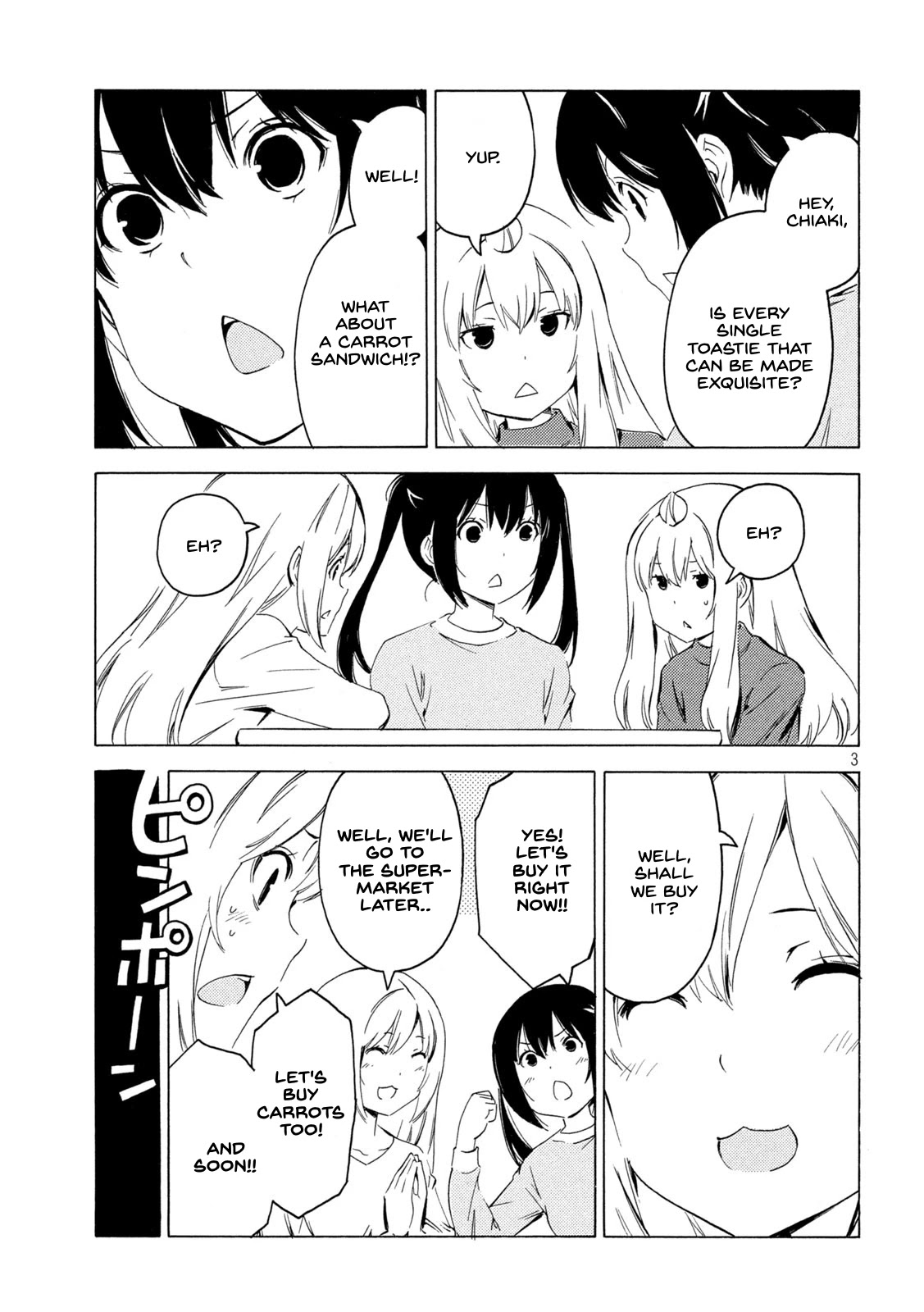 Minami-ke Chapter 413 page 3 - Chapter 413: Making stuff.