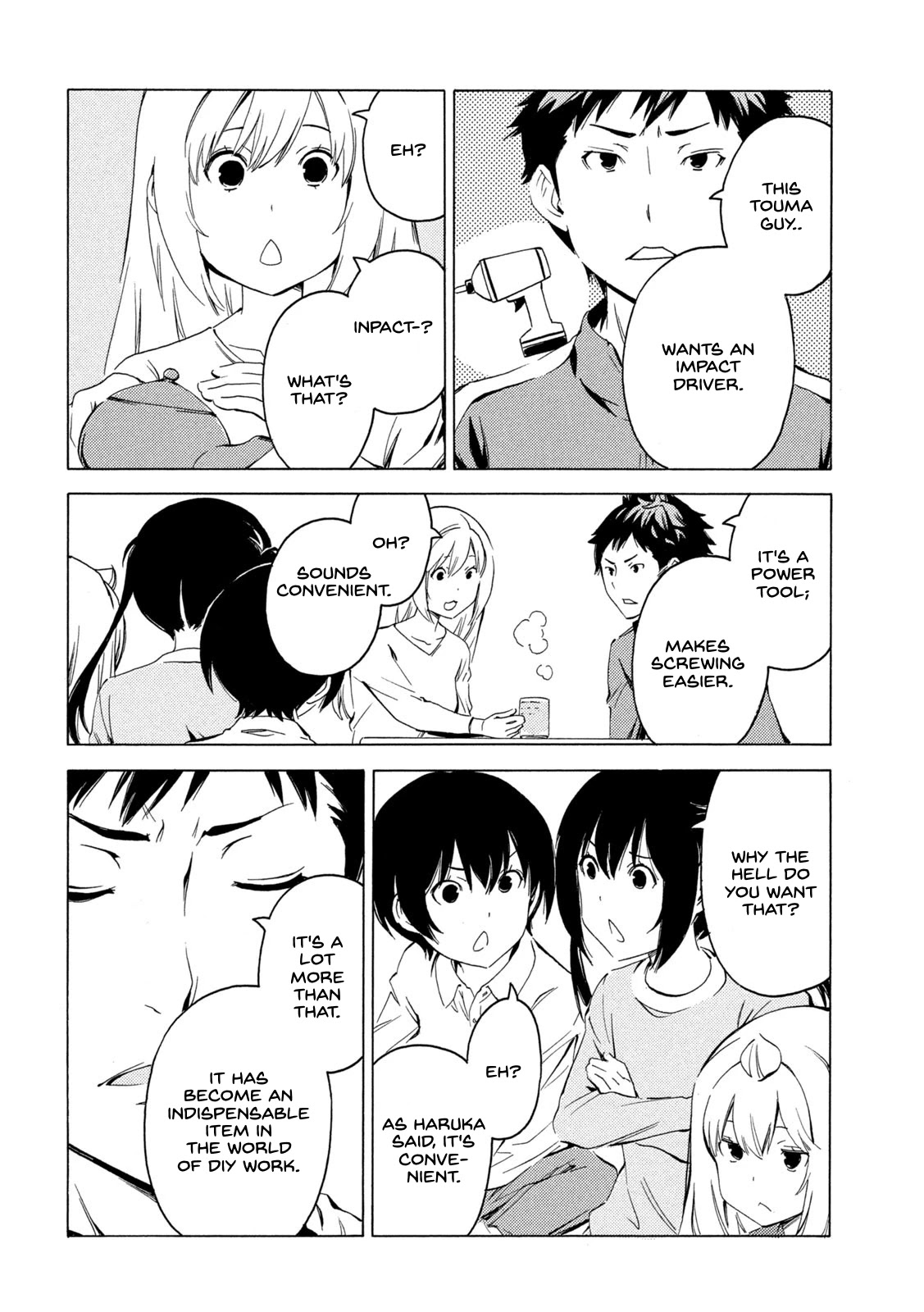 Minami-ke Chapter 413 page 4 - Chapter 413: Making stuff.