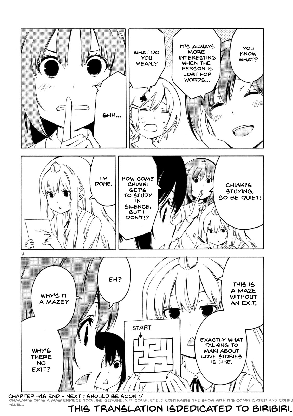 Minami-ke Chapter 416 page 4 - Chapter 416: I'm at a loss.