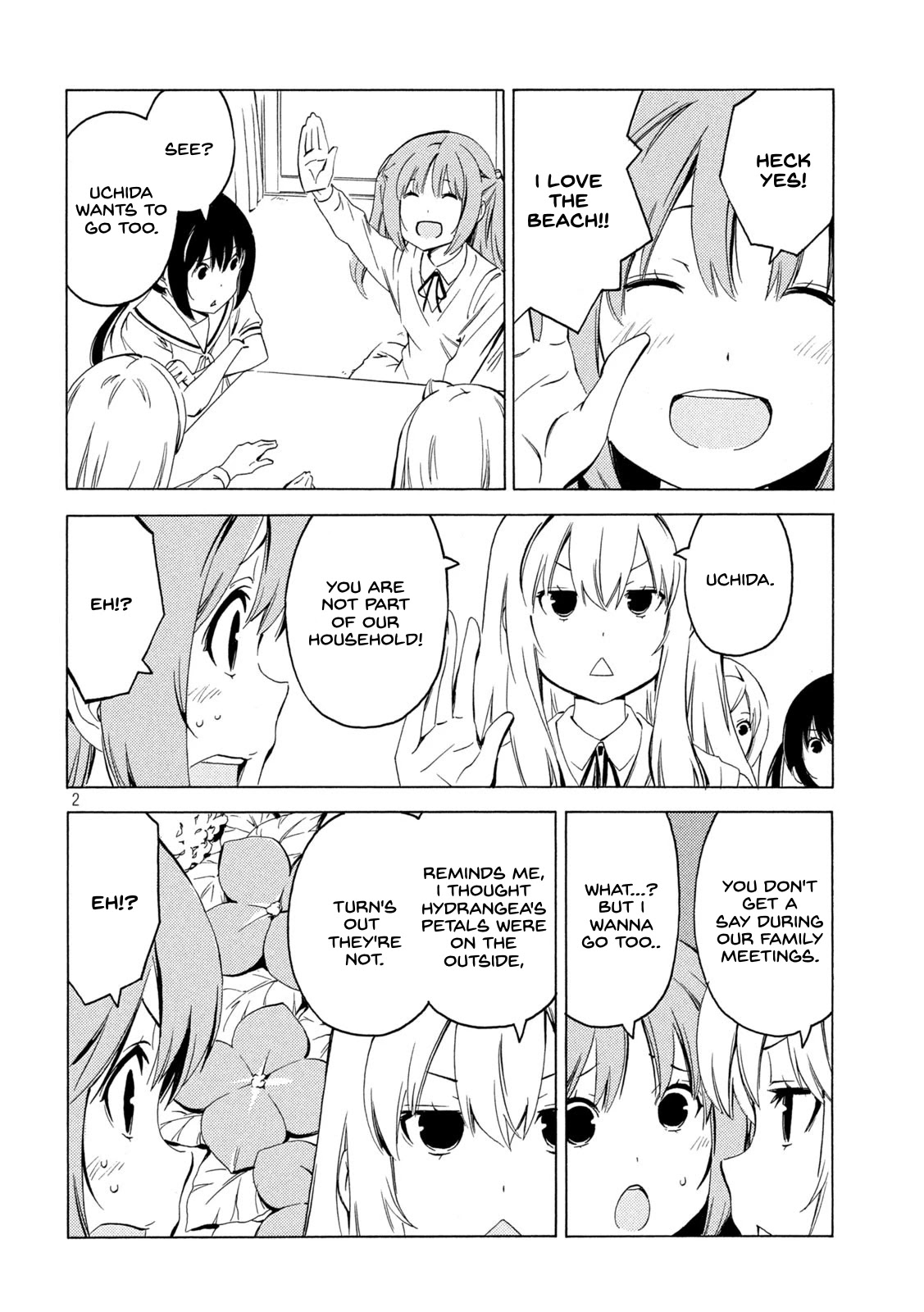 Minami-ke Chapter 417 page 2 - Chapter 417: All talk and no action