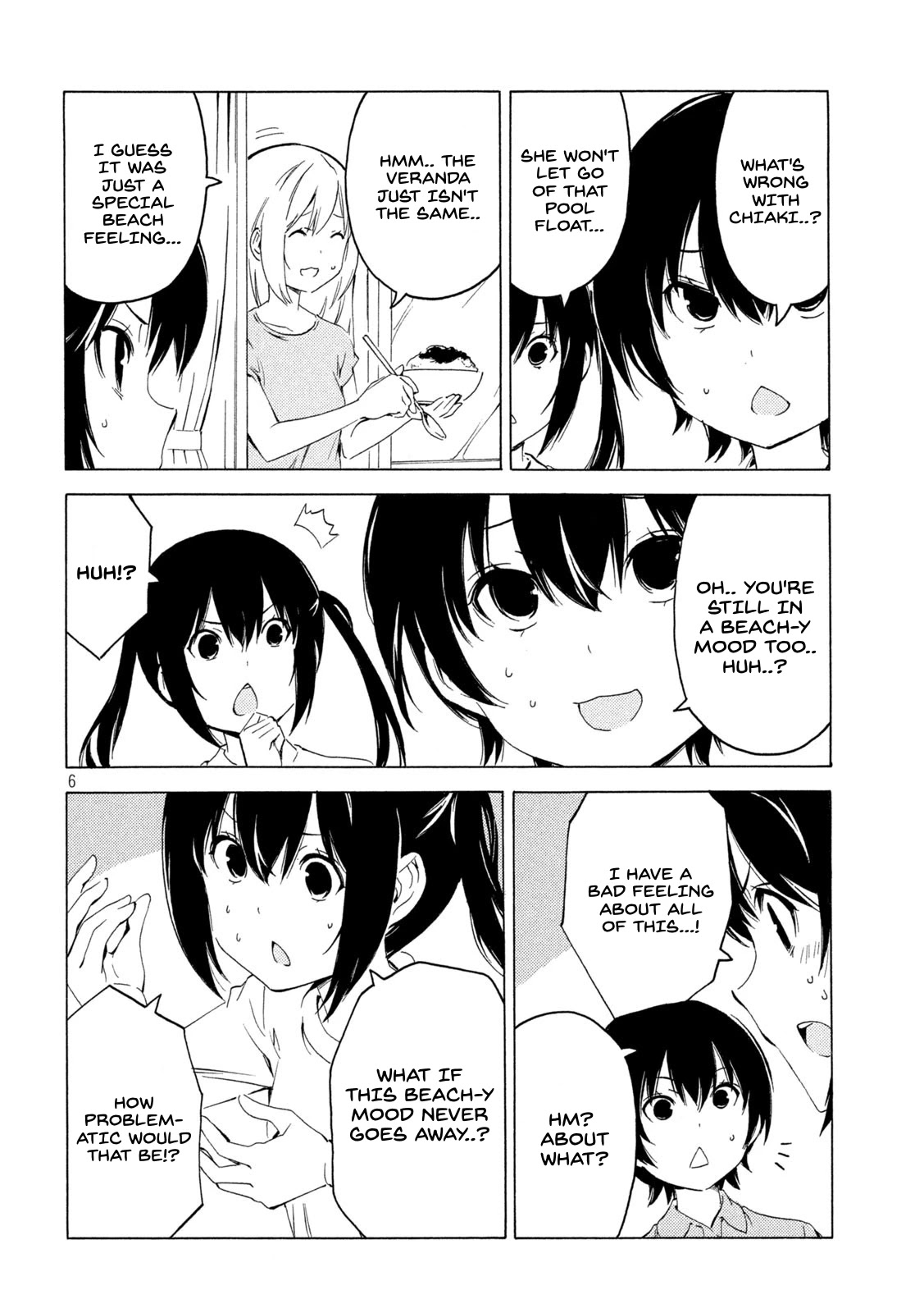Minami-ke Chapter 418 page 6 - Chapter 418: I want to go home.