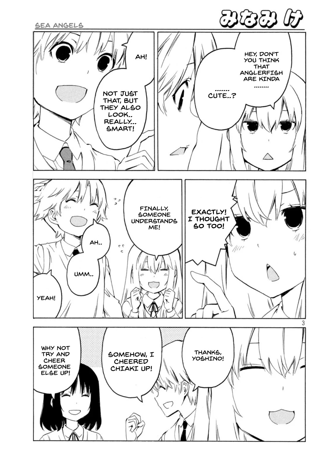 Minami-ke Chapter 421 page 3 - Chapter 421: Sea angels