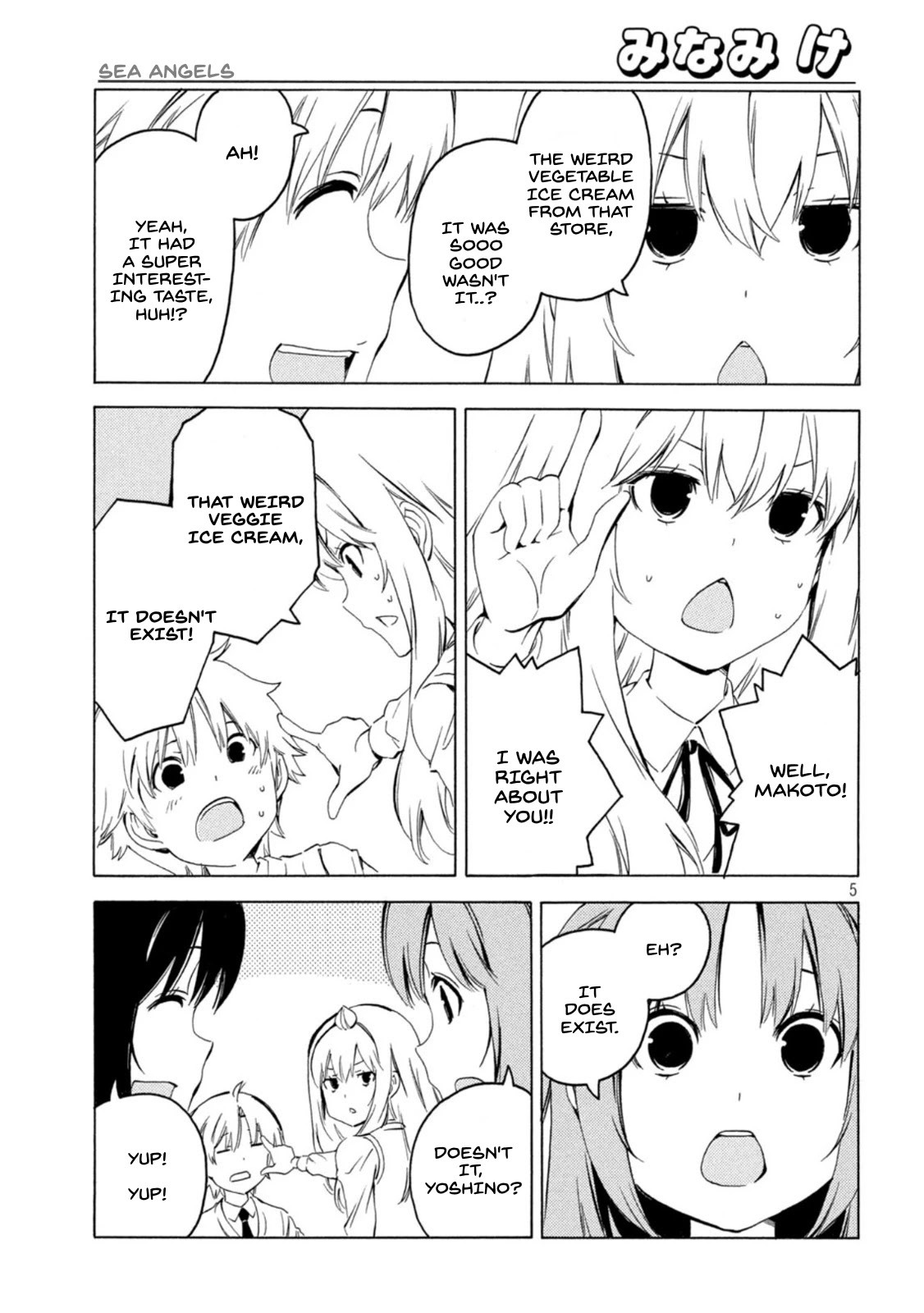 Minami-ke Chapter 421 page 5 - Chapter 421: Sea angels