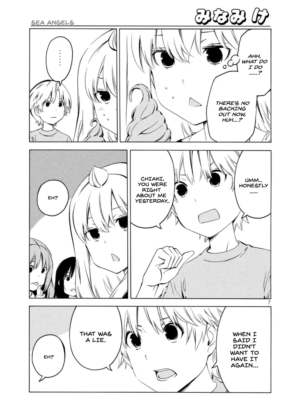 Minami-ke Chapter 421 page 7 - Chapter 421: Sea angels