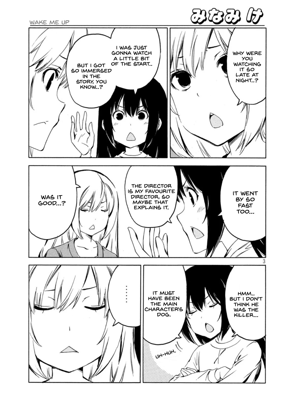 Minami-ke Chapter 423 page 3 - Chapter 423: Wake me up