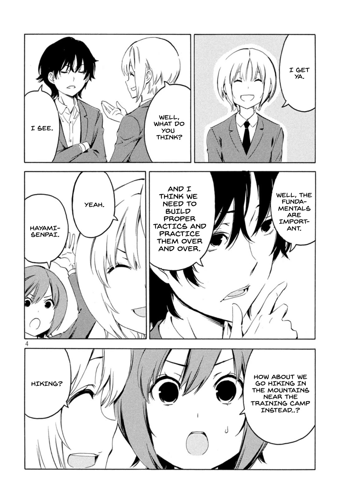 Minami-ke Chapter 425 page 4 - Chapter 425: Training