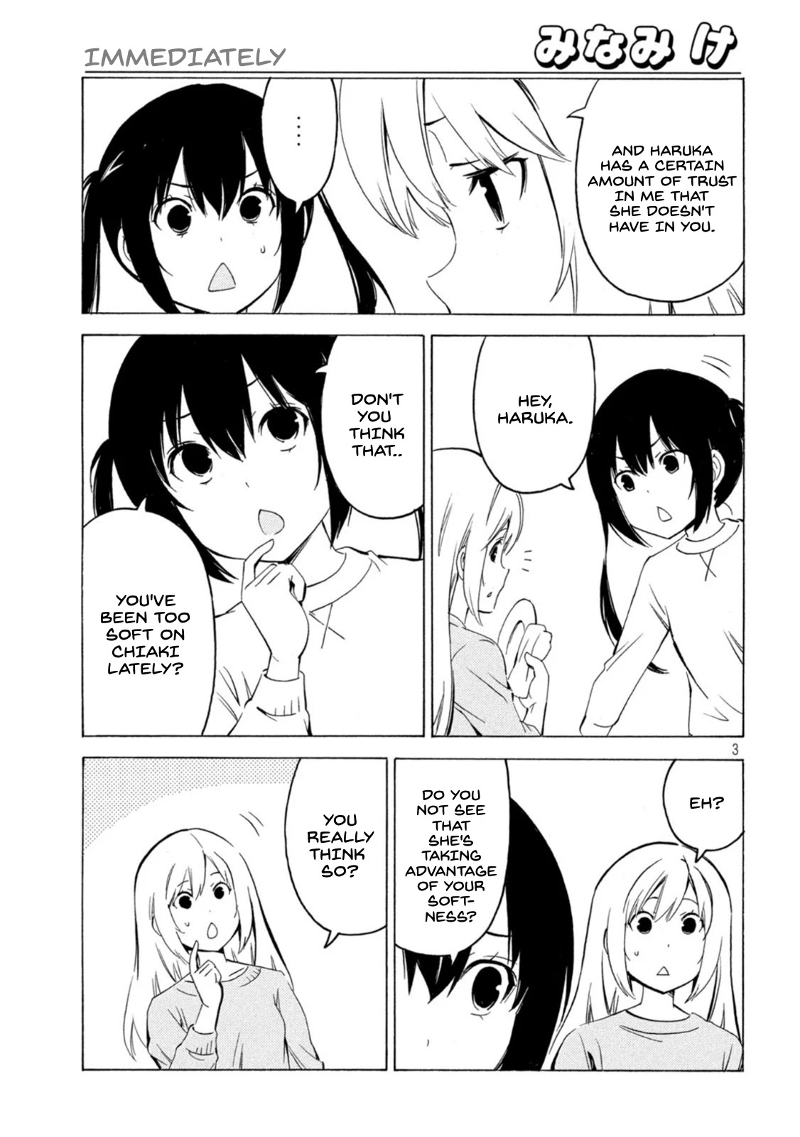 Minami-ke Chapter 434 page 3 - Chapter 434: Immediately