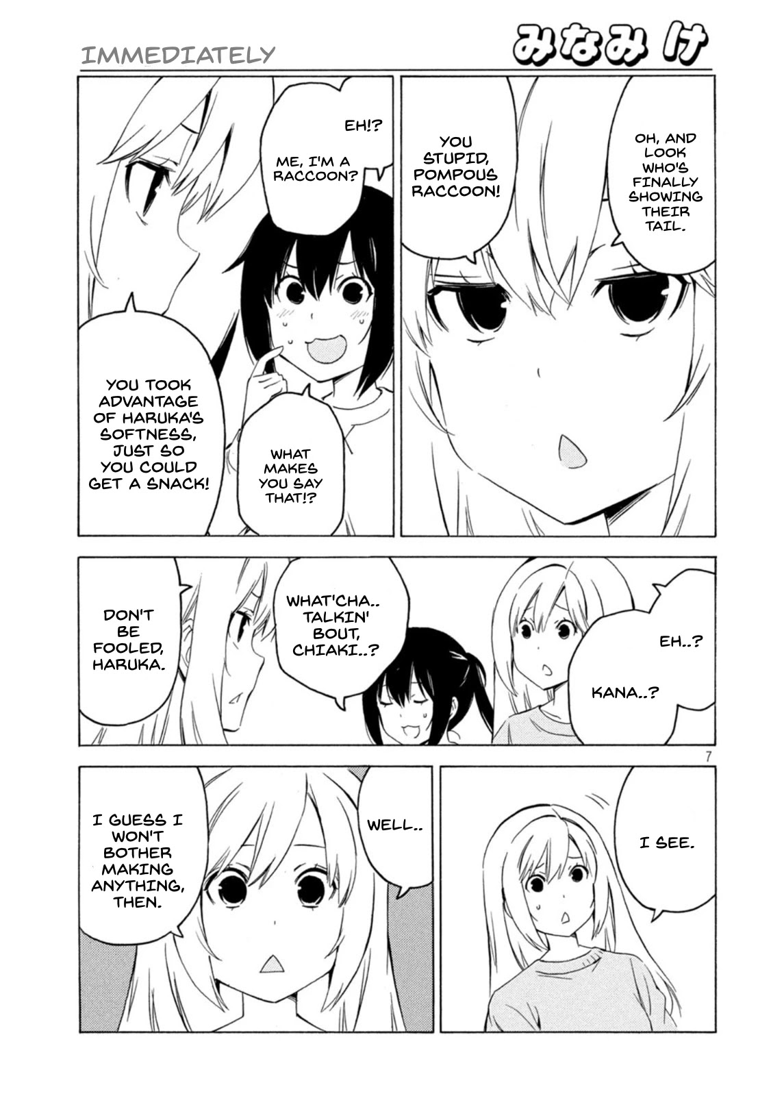 Minami-ke Chapter 434 page 7 - Chapter 434: Immediately