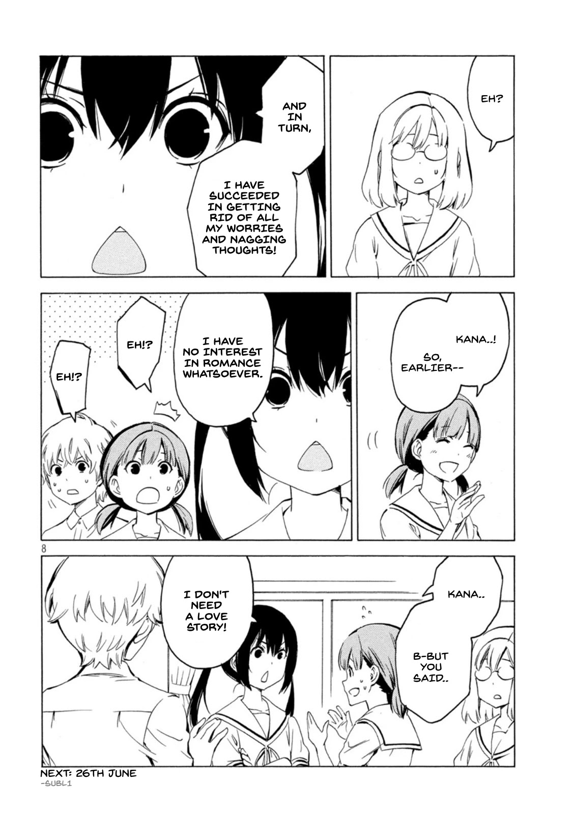 Minami-ke Chapter 438 page 8 - Chapter 438: Next Recess