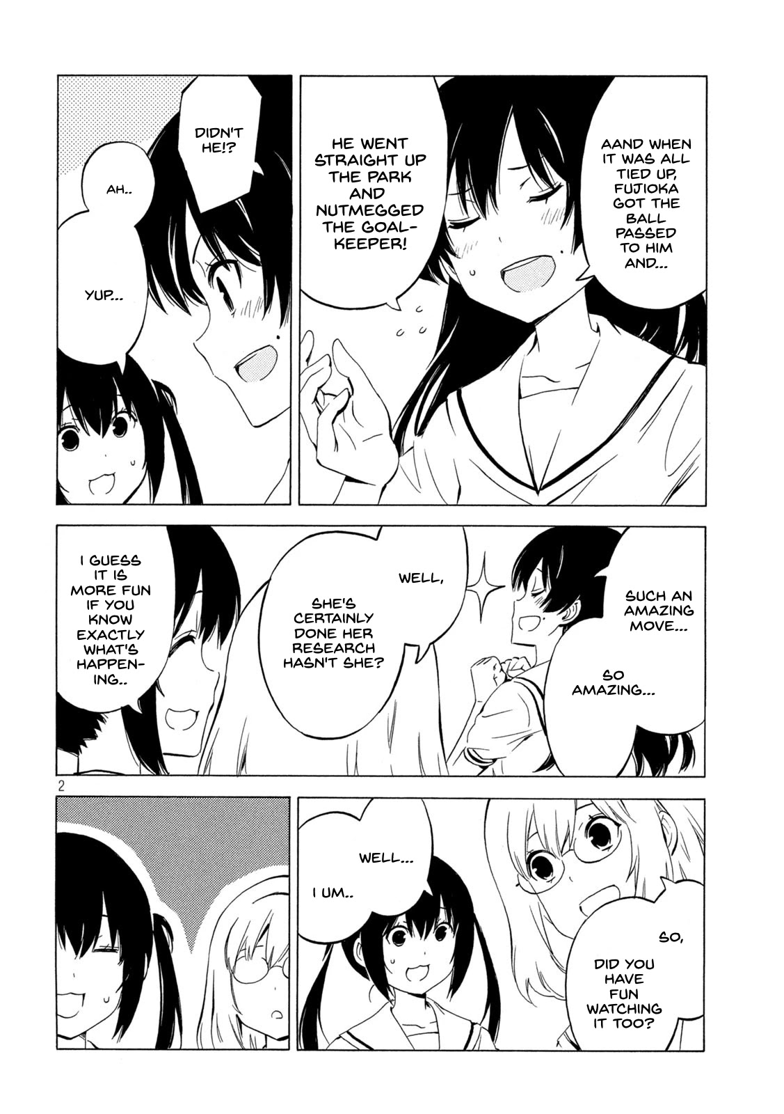Minami-ke Chapter 439 page 2 - Chapter 439: I was looking at it!