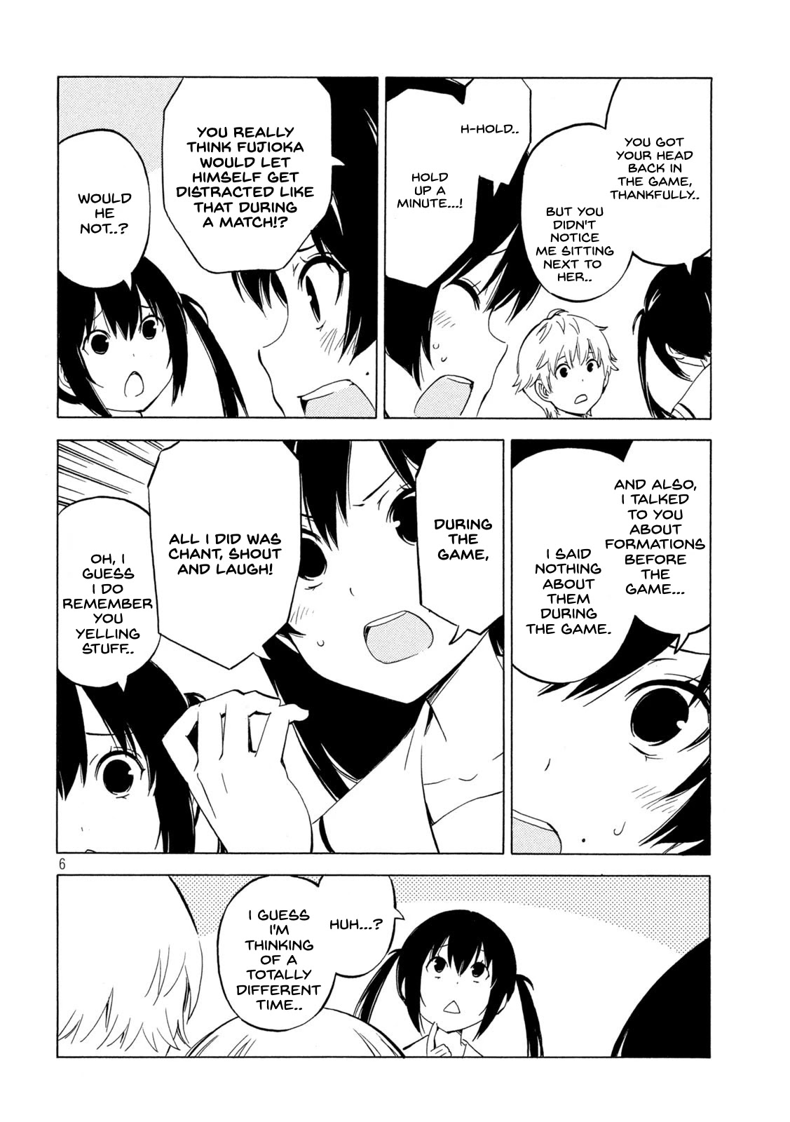 Minami-ke Chapter 439 page 6 - Chapter 439: I was looking at it!