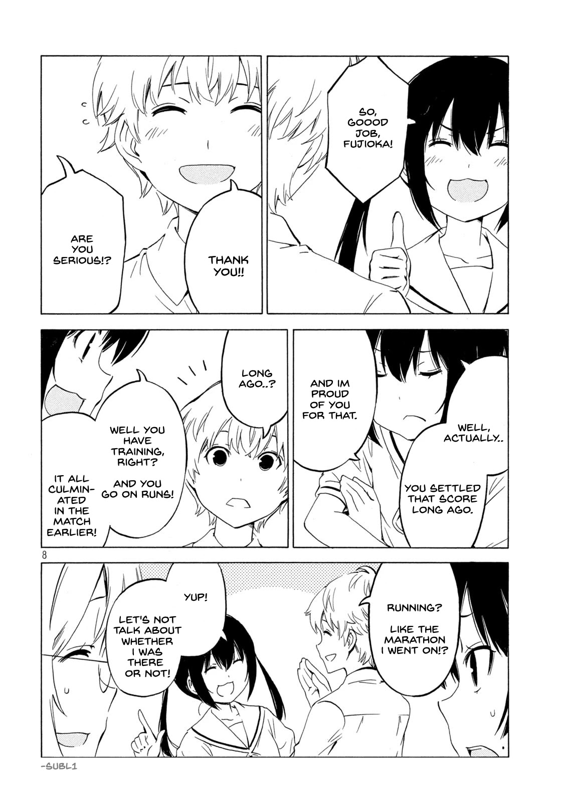 Minami-ke Chapter 439 page 8 - Chapter 439: I was looking at it!
