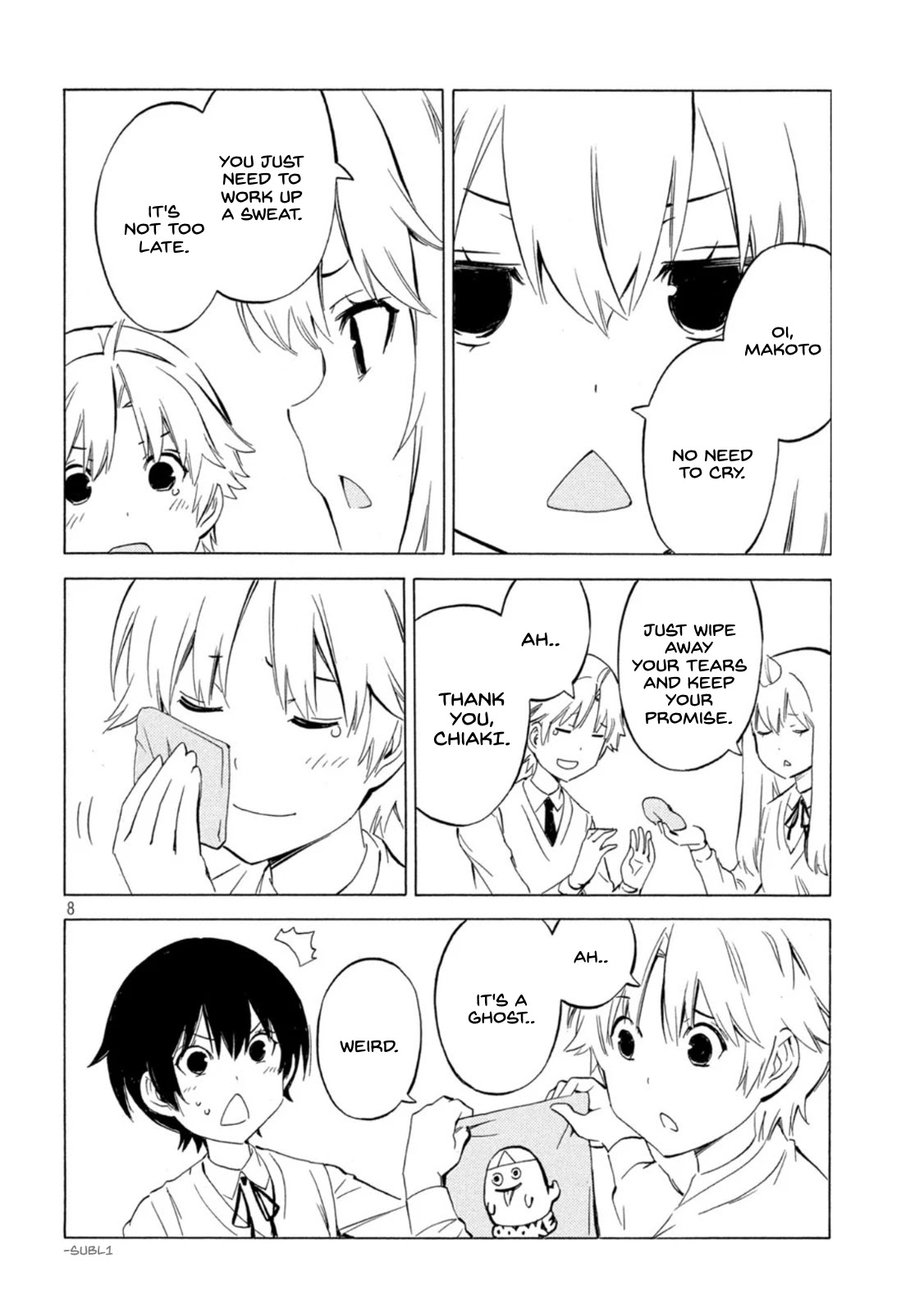 Minami-ke Chapter 441 page 8 - Chapter 441: Handkerchief Borrowing