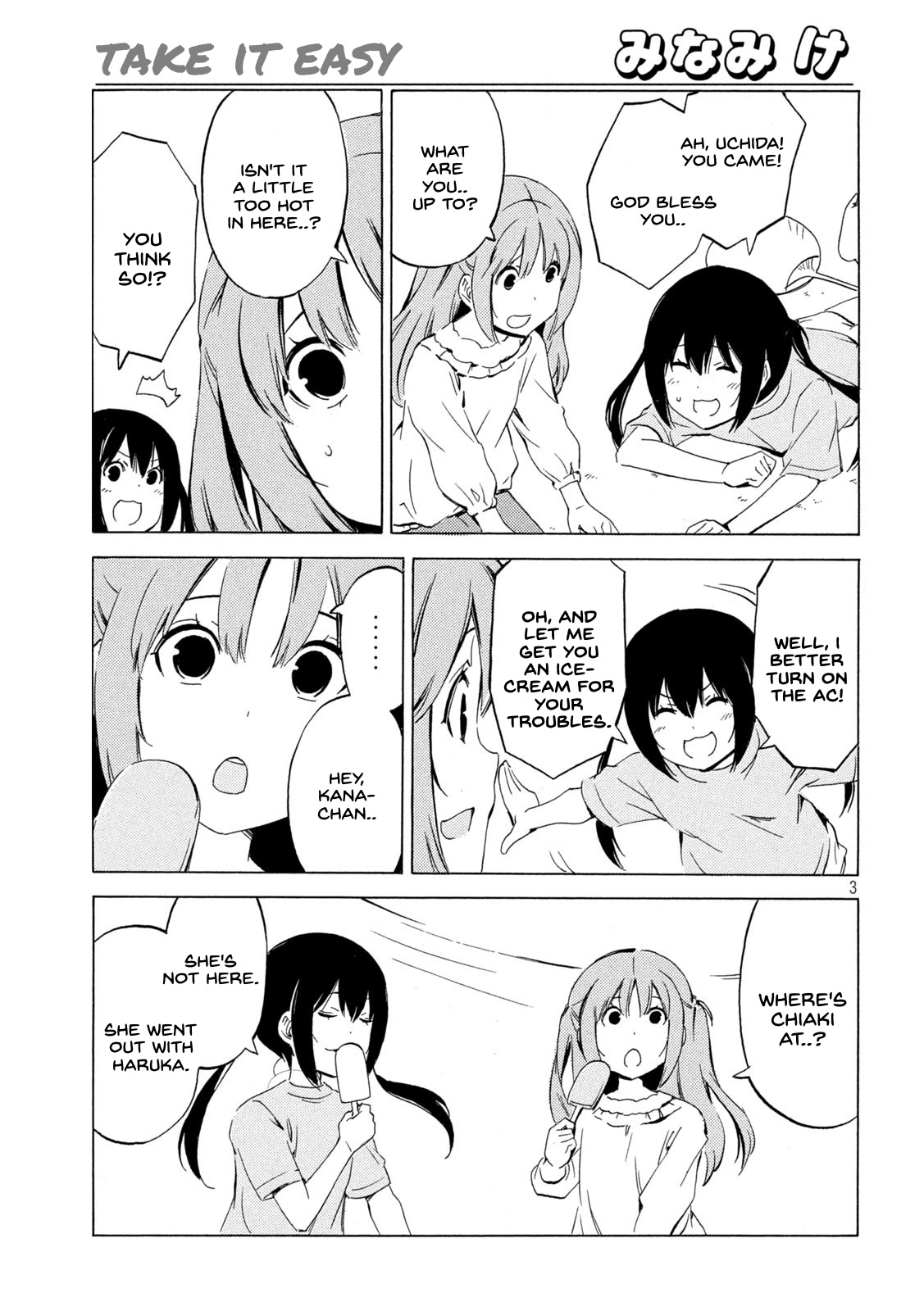Minami-ke Chapter 442 page 3 - Chapter 442: Take It Easy